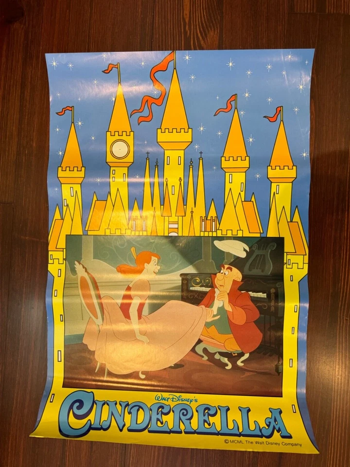 Póster clásico vintage de Cenicienta de coleccionistas de Disney - PÓSTER 20x30 Foto 2 de 4
