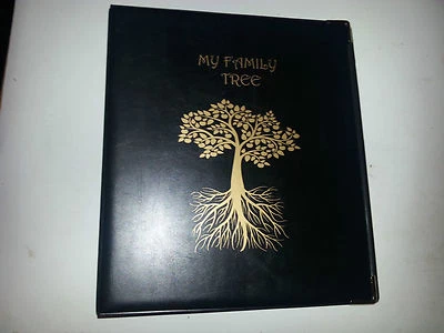 SPIRITUALGATEWAY My Family Tree - History storage Binder ref black with 4d 50 mm metal capacity