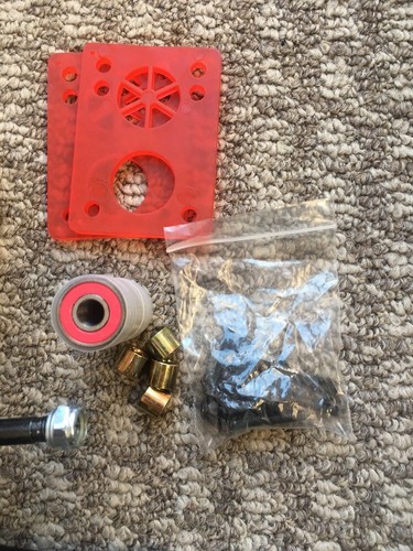 Longboard Wheels & Trucks Bundle180mm Trucks 70mm 78a Wheels Bearings A 7 - Picture 3 of 4