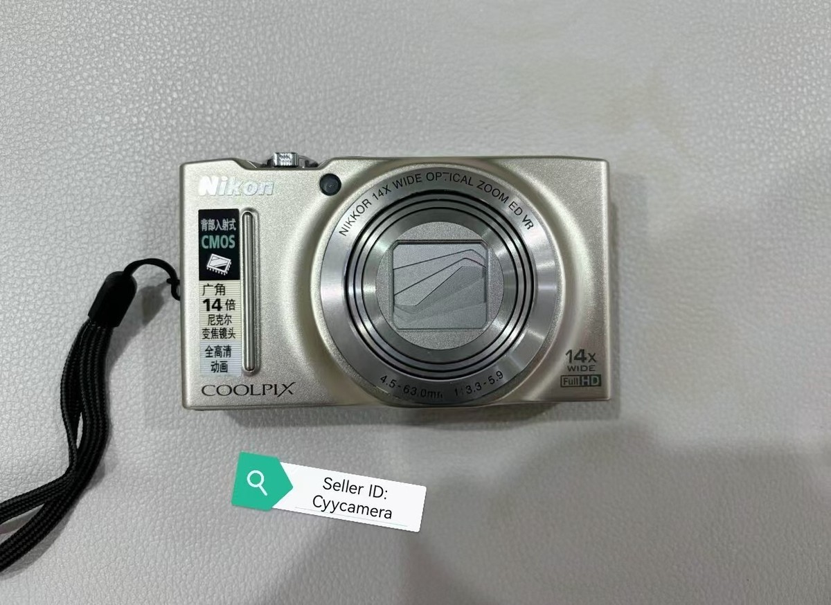 Nikon Coolpix S9100 Compact Digital Camera 12.1 MP 18x Wide Zoom
