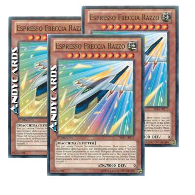 3x ESPRESSO PFEIL RAKETE   (Rocket Arrow Express)   Starfoil   SP14 IT015   1Ed