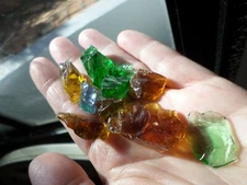 andara crystal - monatomic andara glass - 35 grams - JA28 - 9 pieces