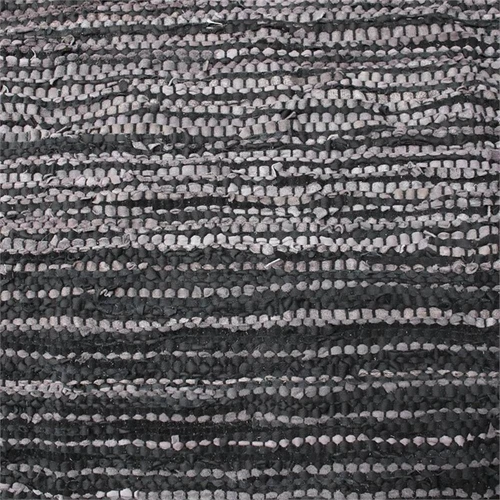 Uttermost Kirvin 72x108" Modern Leather Rug in Brown and Charcoal - Picture 4 of 4