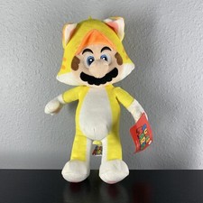 Nintendo Super Mario Plush 3D World 12" Cat Suit Mario Good Stuff 2023 NWT