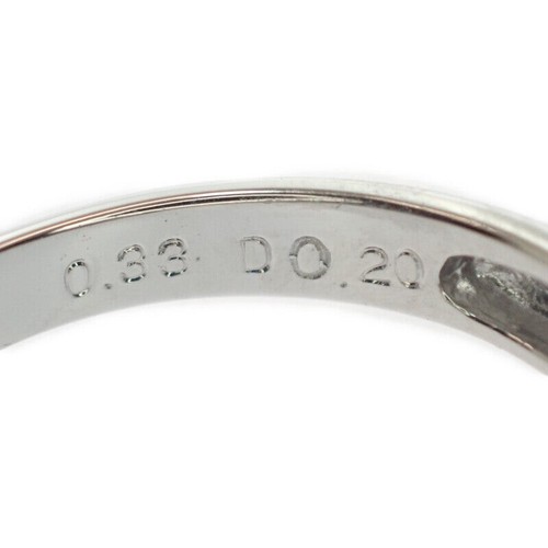 Anillo Joyería Diseñador Pt900 Platino Rubí Diamante Talla US 5 Damas TGIS - Imagen 7 de 11