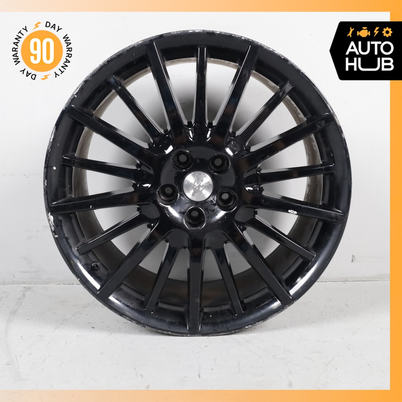 Maserati Quattroporte M139 10.5 x 20 20" Rear Wheel Rim Black 245274 OEM