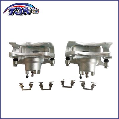 Front Brake Calipers w/ Bracket Pair 2 for Mitsubishi Outlander Sport Lancer RVR