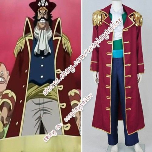 One Piece Gold D Roger Captain Cosplay Costume