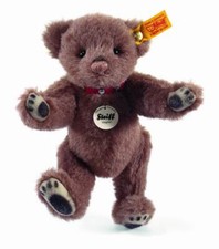 Steiff Germany New Carmel Brown Stuffed Alpaca Mohair Jointed 7' Bear 027734