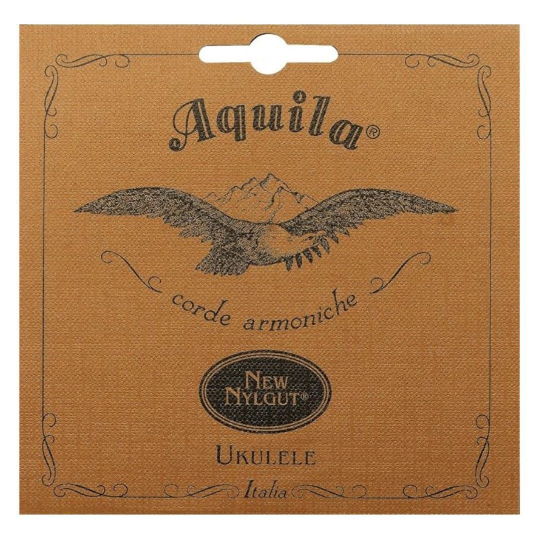 Струны для гавайской гитары Aquila Nylgut и обычные струны для гитары G Tenor GCEA настроенные на гавайскую гитару 4 шт 2090₽