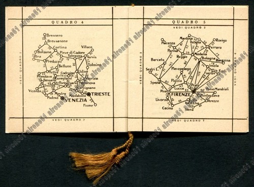 KALENDER 1938 DIE KÜRZESTEN STRASSEN ITALIENS - SEHR GUTER BEUTEL - PIADENI COMO - Bild 7 von 12