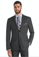 Jos. A.Bank Traveler Collection Tailored Fit Suit Separate Jacket- 38 long -Grey