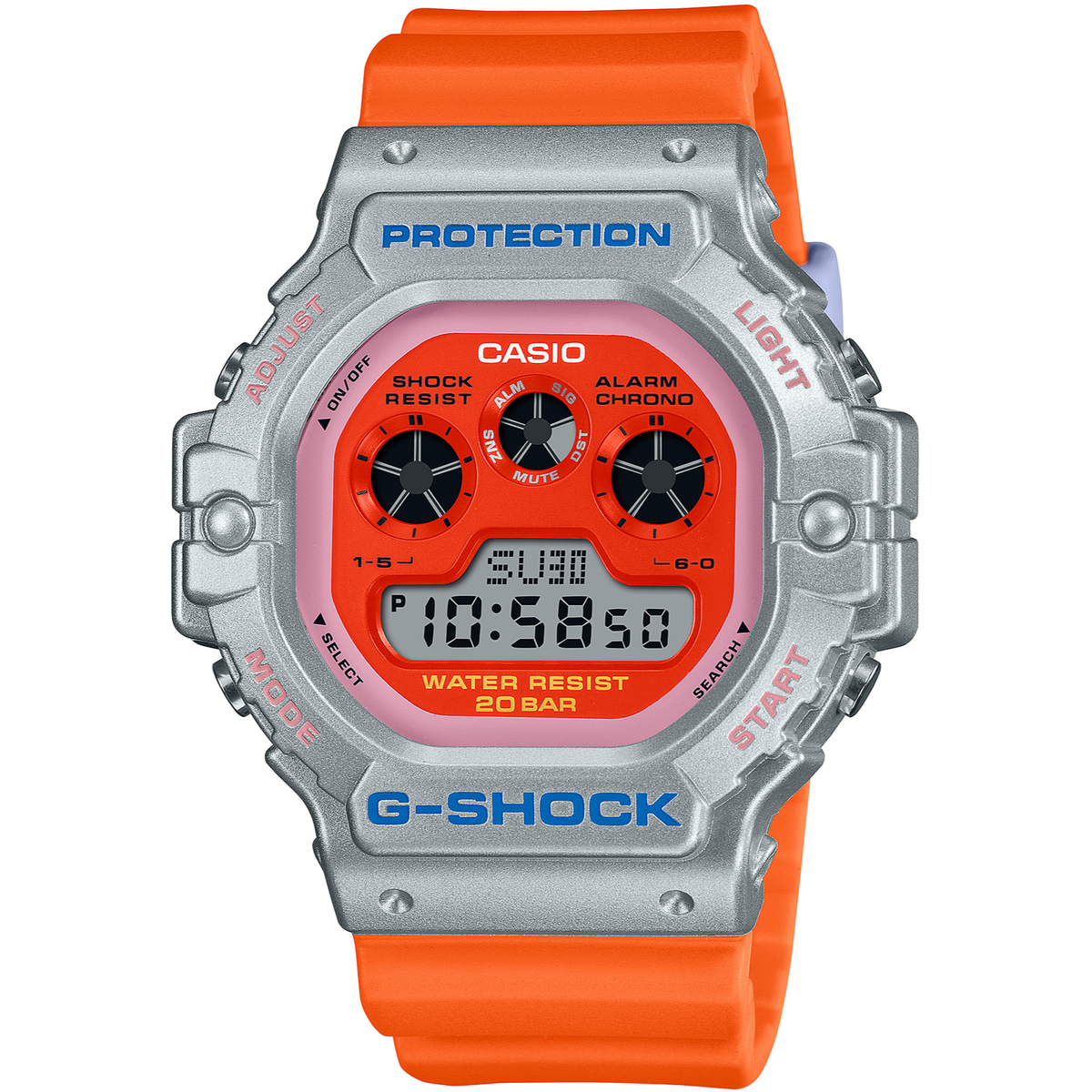 CASIO G-SHOCK DW-5900EU-8A4JF Euphoria Series Digital Watch Silver
