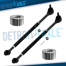 Rear Upper Control Arms + Wheel Bearings Kit for 2001-2008 Mazda Tribute Mariner