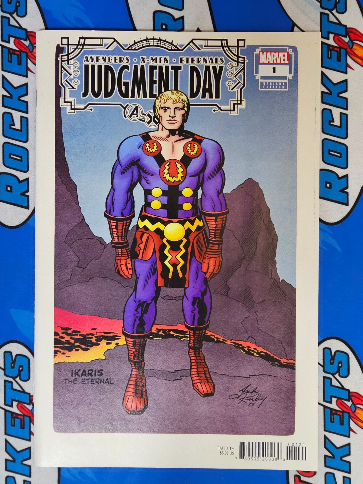 AXE Judgment Day #1 Marvel PRH 2022 1:50 Jack Kirby Hidden Gem Variant