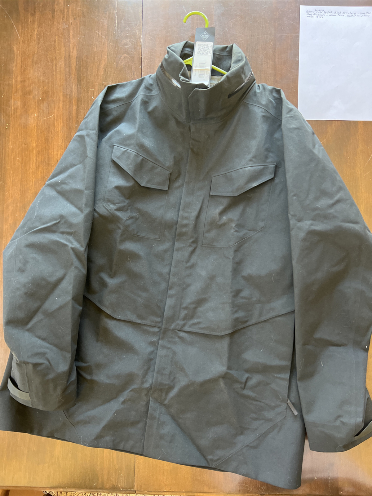 Arcteryx Veilance Field Jacket Black XL 