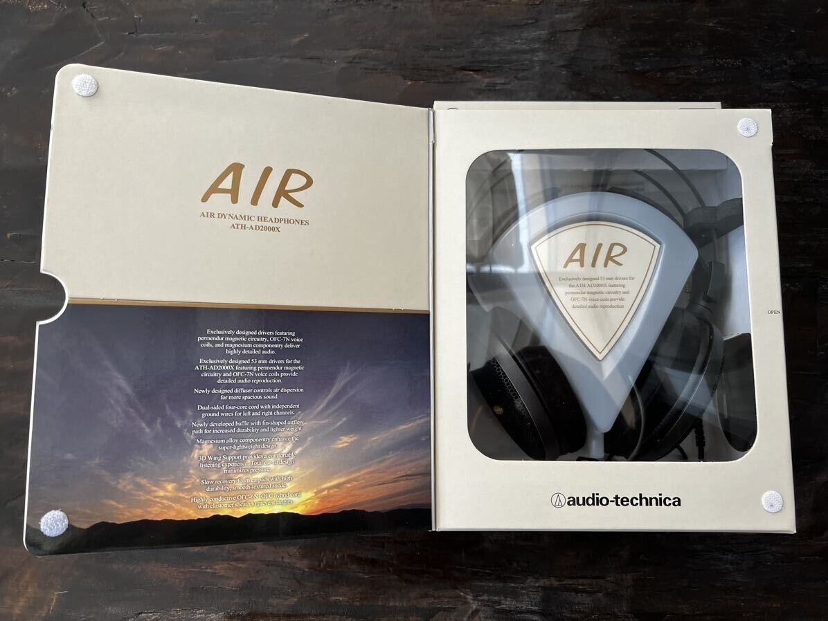 AUDIO-TECHNICA ATH-AD2000X Audiophile Open-air Dynamic AUDIO-TECHNICA ATH-AD2000X Audiophile Open-air Dynamic
