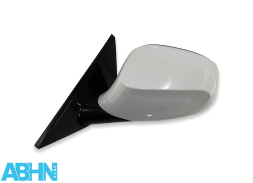 BMW 1 Series E82 E88 LCi 09-13 Left Side Electric Door Mirror White +Gloss Base