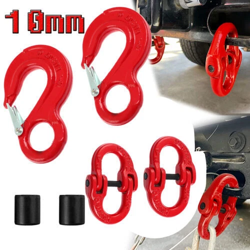 1000kg-3150kg Tow Hitch Hammer Lock Safety Chain Connector Link 1.12/2.0/3.15TON - Picture 14 of 16