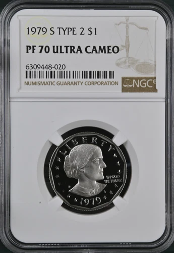 1979 S Type 2 Proof Susan B. Anthony Dollar NGC PF 70 Ultra Cameo
