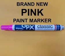 NEW Diagraph GP-X MSP Classic Industrial Xylene Paint Pen Marker - Pink