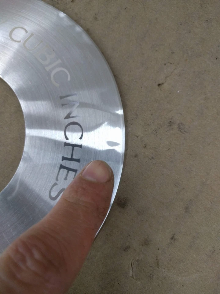 NOS Harley-Davidson FXR Super Glide II Air Clean Decal Plate 29166-83 - Image 3 of 4