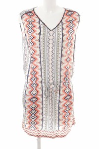 Détails Sur Promod Robe De Plage Motif Abstrait Look De Plage Dames T 42 Blanc