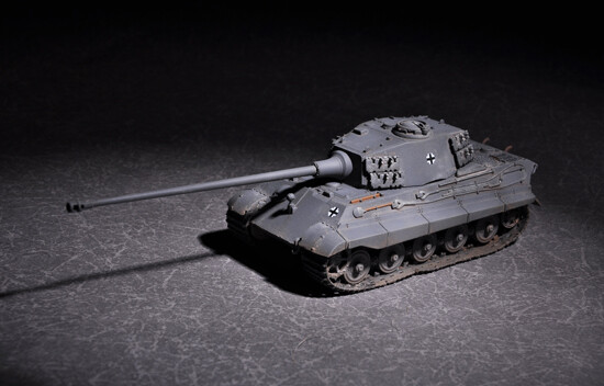 German King Tiger Henschel Turret With 105mm Kwk L/65 Tank 1:72 Model Kit
