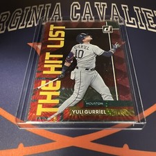 2022 Donruss Yuli Gurriel THL-8 The Hit List Pink Firework Parallel Houston