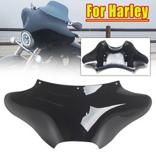 Für Harley Road King Softail Fatboy Glänzend Äußere Batwing Verkleidung Gugel