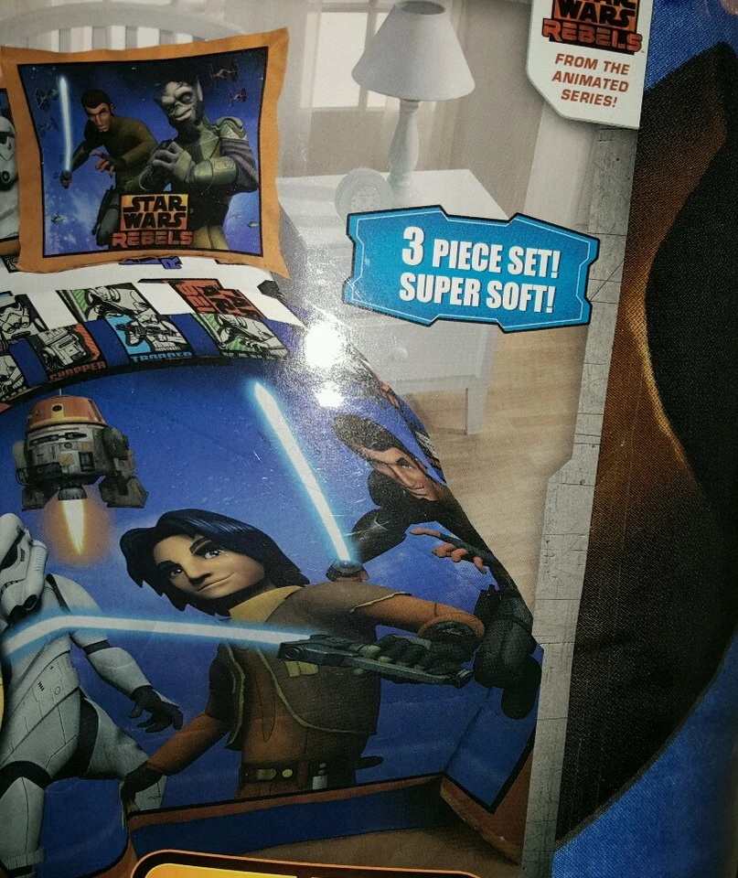 Juego de sábanas dobles y edredón Star Wars Rebels Series Foto 4 de 4