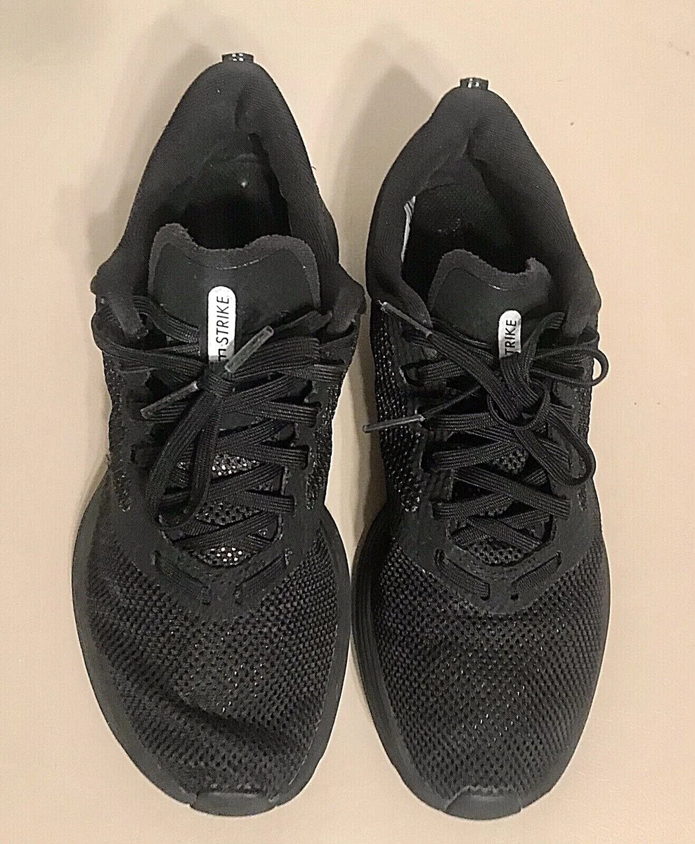 Nike running air zoom strike trainers in best sale black