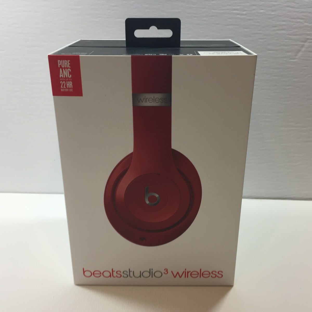 Beats Studio 3 Wireless Red Headphone Set Pure ANC 22hr Beats Studio 3 Wireless Red Headphone Set Pure ANC 22hr