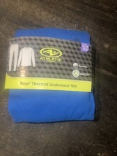 Athletic Works Boys Thermal Set Blue - Size XL 14-16 