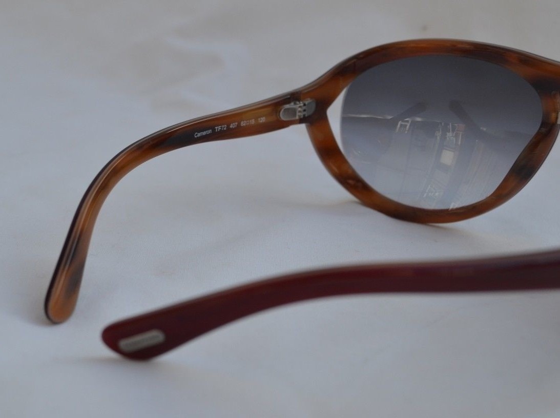 TOM FORD NEW AUTH $399 Women's Red Cameron Designer Sunglasses