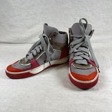 Lanvin High Top Trainers Streetwear Tennis Shoes Sneakers Men's 8 8.5