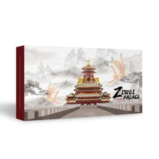 Piececool 3d Puzzles for Adult Ziwei Palace Metal Model Kits halloween Gifts