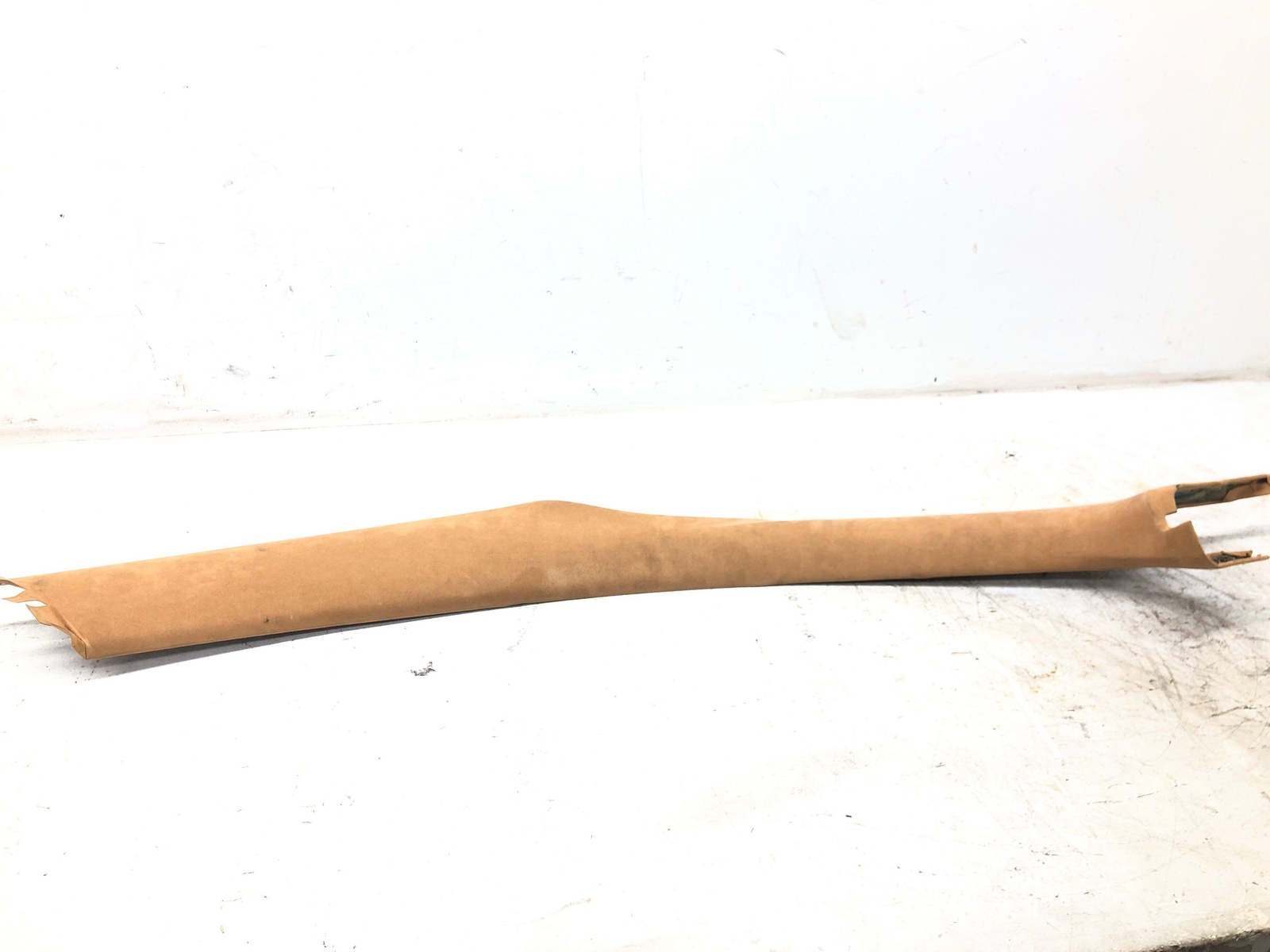 ASTON MARTIN RAPIDE FRONT LEFT WINDSHIELD A PILLAR TRIM COVER PANEL SAHARA TAN