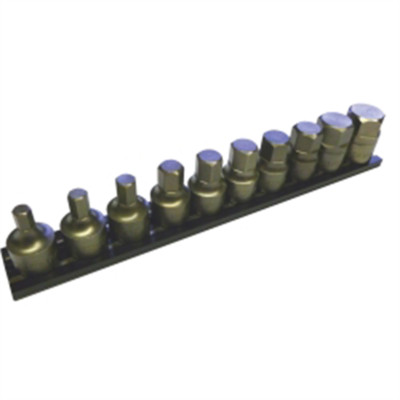 VIM Tools Impact Metric Hex Driver Set 10 Piece Power Or Hand Approved, 3/8