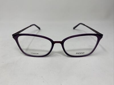 MODO MODEL 4525 56/18/140 PURPLE EYEGLASSES TITANIUM FRAME BQ54