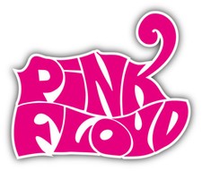 Pink Floyd Logo Car Bumper Sticker Decal - 3'', 5'' or 6''