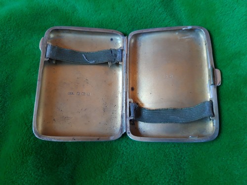 Zigarettenetui aus der Jugendstilzeit 925er Silber aus England cigarette case - Bild 3 von 12