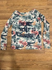 So Authentic American Heritage One Way Ticket To Paradise Sweatshirt Size XS