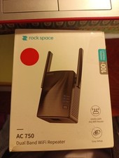 Rock Space AC 750 Dual Band Wi-fi Repeater Booster Extender Wireless