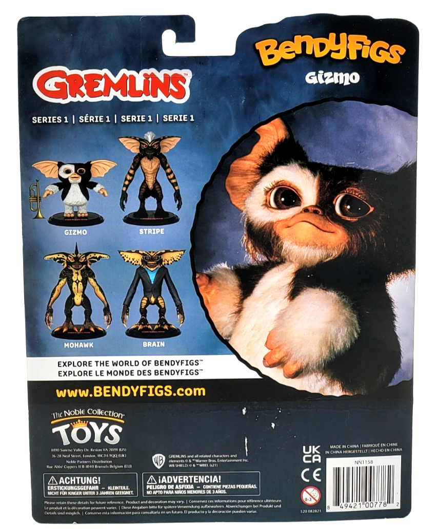 Bendyfigs Gremlins Gizmo Action Figure with Display Stand | eBay