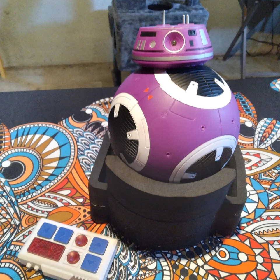 Star Wars Negro BB8 Astromecánico Unidad Personalizada Droide Con Droide Astromecánico y Bolsa de Transporte Foto 2 de 4