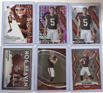 2025 Dillon Gabriel RC - 6 Card Lot - Mosaic Rookie And Stars Absolute Phoenix