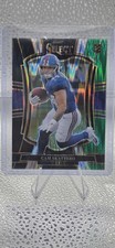2025 Panini Select - Premier Cam Skattebo #195 Black & Green Shock Prizm (RC)