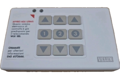 VELUX WLI 130 55 01 WALL BUTTON PANEL WITH INTEGRATED INFRARED RECEIVER IR