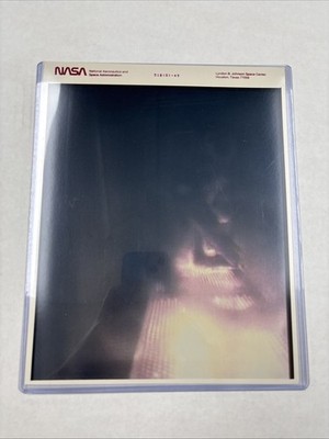NASA STS 51B Challenger Squirrel Monkey Purple Numbered Press Photo